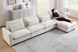 PERTH 157" 4-Seater Sofa with 1 Ottoman