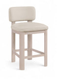 Paloma - Faux Leather Upholstered Counter Stool (Set of 2)