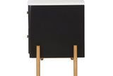 HERIN Modern Nightstand with 2 Storage Drawer