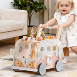 ROBUD Wooden Baby Push Walker - Vacaction Bus
