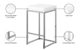 Nicola Contemporary Counter Stool Set of 2 - Stylish Armless Design with Durable Upholstery