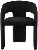 Rendition Fabric Dining Chair - Contemporary Curved Design for Modern Homes and Elegant Spaces