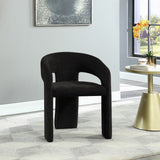 Rendition Fabric Dining Chair - Contemporary Curved Design for Modern Homes and Elegant Spaces