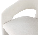 Rendition Fabric Dining Chair - Contemporary Curved Design for Modern Homes and Elegant Spaces