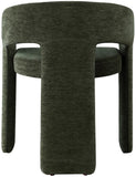 Rendition Fabric Dining Chair - Contemporary Curved Design for Modern Homes and Elegant Spaces