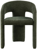 Rendition Fabric Dining Chair - Contemporary Curved Design for Modern Homes and Elegant Spaces