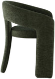 Rendition Fabric Dining Chair - Contemporary Curved Design for Modern Homes and Elegant Spaces