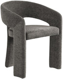 Rendition Fabric Dining Chair - Contemporary Curved Design for Modern Homes and Elegant Spaces