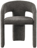 Rendition Fabric Dining Chair - Contemporary Curved Design for Modern Homes and Elegant Spaces