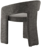 Rendition Fabric Dining Chair - Contemporary Curved Design for Modern Homes and Elegant Spaces