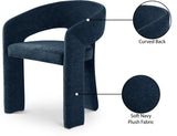 Rendition Fabric Dining Chair - Contemporary Curved Design for Modern Homes and Elegant Spaces