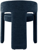 Rendition Fabric Dining Chair - Contemporary Curved Design for Modern Homes and Elegant Spaces