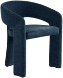 Rendition Fabric Dining Chair - Contemporary Curved Design for Modern Homes and Elegant Spaces