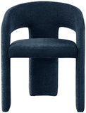 Rendition Fabric Dining Chair - Contemporary Curved Design for Modern Homes and Elegant Spaces