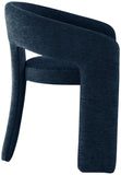 Rendition Fabric Dining Chair - Contemporary Curved Design for Modern Homes and Elegant Spaces