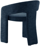 Rendition Fabric Dining Chair - Contemporary Curved Design for Modern Homes and Elegant Spaces