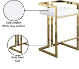 Ezra Contemporary Counter Stool Set of 2 - Stylish Seating for Home Bar or Kitchen with Comfort