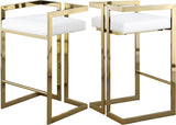 Ezra Contemporary Counter Stool Set of 2 - Stylish Seating for Home Bar or Kitchen with Comfort