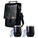 3 Bottle Wine Tote Bag with Tumblers and Opener