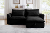 PERTH 86" Loveseat with 1 Ottoman