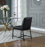 Bryce Contemporary Dining Chair Set - Stylish Quilted Design with Comfortable Cushions and Metal Frame