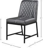 Bryce Contemporary Dining Chair Set - Stylish Quilted Design with Comfortable Cushions and Metal Frame