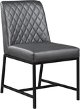 Bryce Contemporary Dining Chair Set - Stylish Quilted Design with Comfortable Cushions and Metal Frame