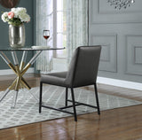 Bryce Contemporary Dining Chair Set - Stylish Quilted Design with Comfortable Cushions and Metal Frame