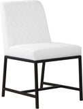 Bryce Contemporary Dining Chair Set - Stylish Quilted Design with Comfortable Cushions and Metal Frame