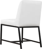 Bryce Contemporary Dining Chair Set - Stylish Quilted Design with Comfortable Cushions and Metal Frame