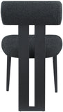 Dario Vegan Leather Dining Chairs - Set of 2, Contemporary Comfort with Stylish Walnut Frame