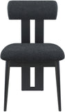 Dario Vegan Leather Dining Chairs - Set of 2, Contemporary Comfort with Stylish Walnut Frame