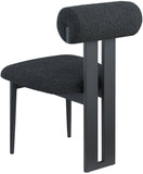 Dario Vegan Leather Dining Chairs - Set of 2, Contemporary Comfort with Stylish Walnut Frame