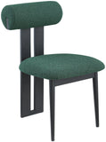 Dario Vegan Leather Dining Chairs - Set of 2, Contemporary Comfort with Stylish Walnut Frame