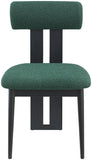Dario Vegan Leather Dining Chairs - Set of 2, Contemporary Comfort with Stylish Walnut Frame