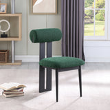 Dario Vegan Leather Dining Chairs - Set of 2, Contemporary Comfort with Stylish Walnut Frame