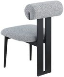 Dario Vegan Leather Dining Chairs - Set of 2, Contemporary Comfort with Stylish Walnut Frame
