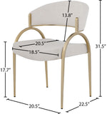 Privet Contemporary Dining Chair Set of 2 - Elegant Design with Soft Upholstery for Modern Homes