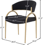 Privet Contemporary Dining Chair Set of 2 - Elegant Design with Soft Upholstery for Modern Homes