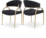 Privet Contemporary Dining Chair Set of 2 - Elegant Design with Soft Upholstery for Modern Homes
