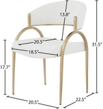 Privet Contemporary Dining Chair Set of 2 - Elegant Design with Soft Upholstery for Modern Homes