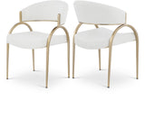 Privet Contemporary Dining Chair Set of 2 - Elegant Design with Soft Upholstery for Modern Homes