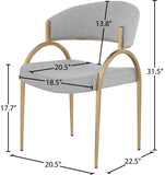 Privet Contemporary Dining Chair Set of 2 - Elegant Design with Soft Upholstery for Modern Homes