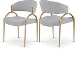 Privet Contemporary Dining Chair Set of 2 - Elegant Design with Soft Upholstery for Modern Homes