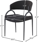 Privet Contemporary Dining Chair Set of 2 - Elegant Design with Soft Upholstery for Modern Homes