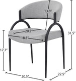 Privet Contemporary Dining Chair Set of 2 - Elegant Design with Soft Upholstery for Modern Homes