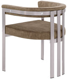 Marcello Dining Chair Set of 2 - Contemporary Velvet Seating with Durable Chrome Frame for Modern Homes