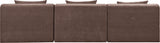 Stellar - 3 Piece 114" Upholstered Modular Armless Sofa