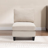 Dallas Ottoman/ Armless Chair
