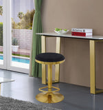 Brody Elegant Adjustable Stool with Luxurious Cushion and Stylish Finish for Upscale Entertaining